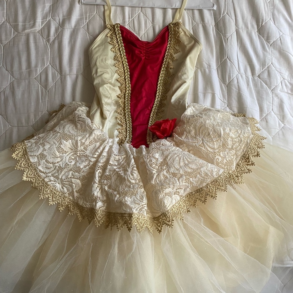 Gold and Red Ballet Tutu (Weissman RN 64830)